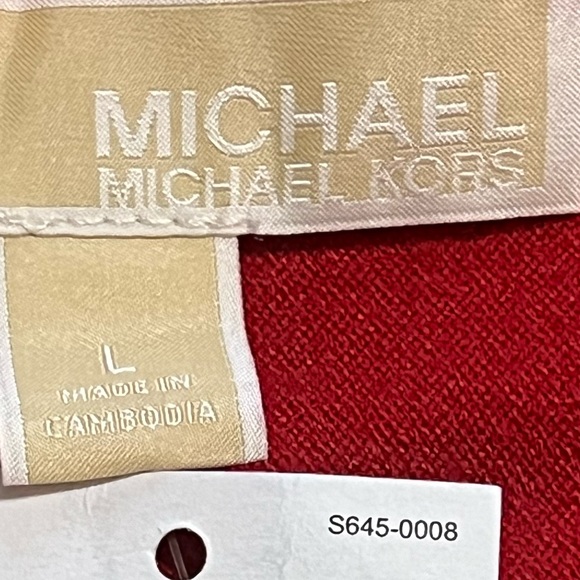 G - Michael Kors Red Knit Sweater - Picture 4 of 5